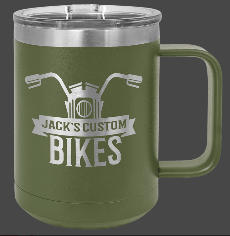 15oz Coffee Mug - Polar Camel Powder Coated