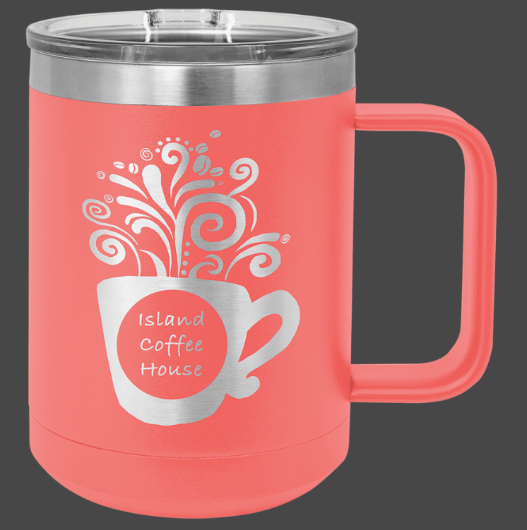 15oz Coffee Mug - Polar Camel Powder Coated