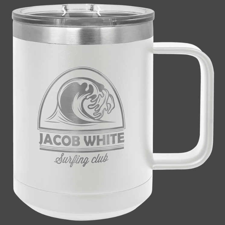 15oz Coffee Mug - Polar Camel Powder Coated