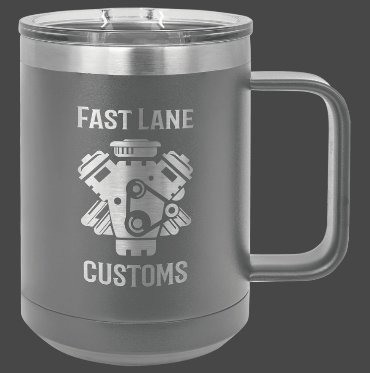 15oz Coffee Mug - Polar Camel Powder Coated