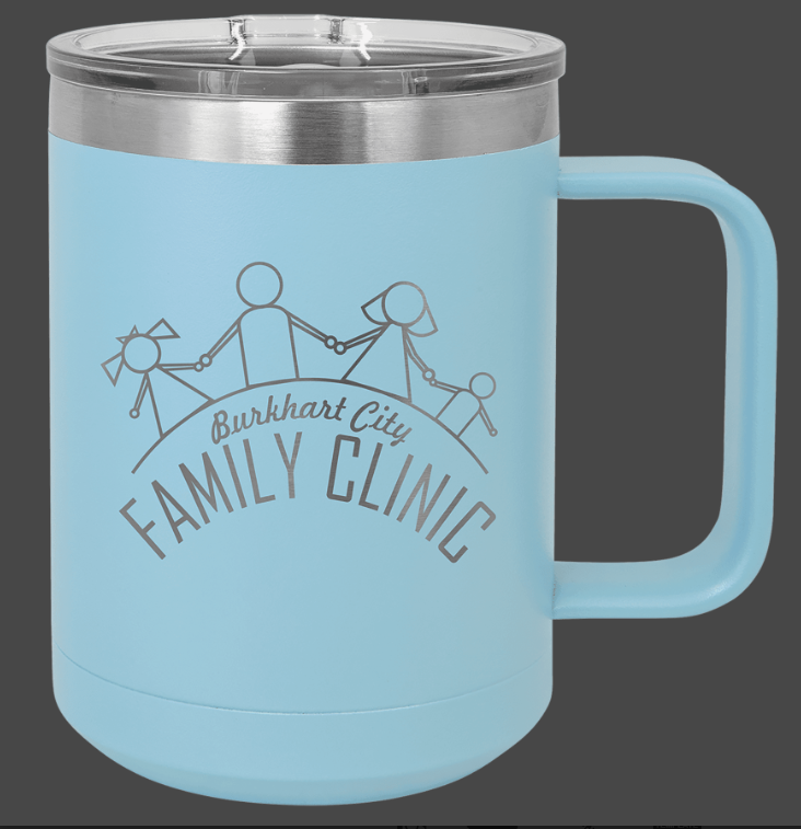 15oz Coffee Mug - Polar Camel Powder Coated