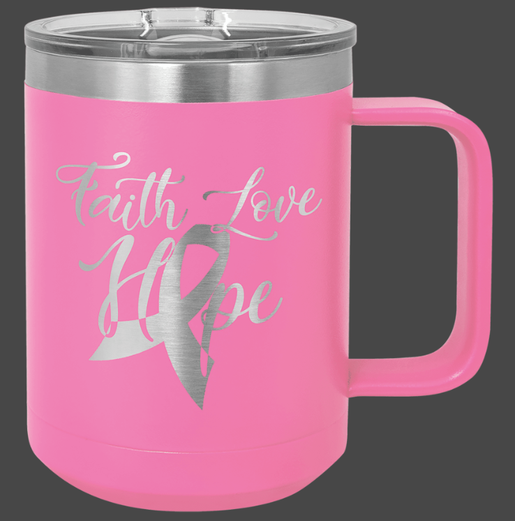 15oz Coffee Mug - Polar Camel Powder Coated