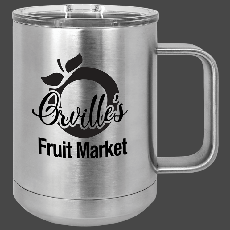 15oz Coffee Mug - Polar Camel Powder Coated