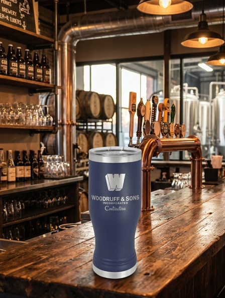 14oz & 20oz Pilsner - Polar Camel Powder Coated Ringneck