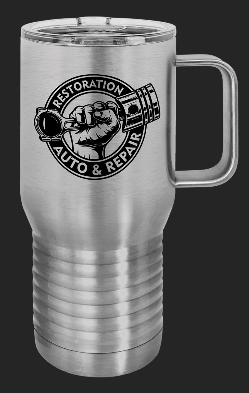 20oz, 32oz, 40oz Travel Mug - Polar Camel Powder Coated