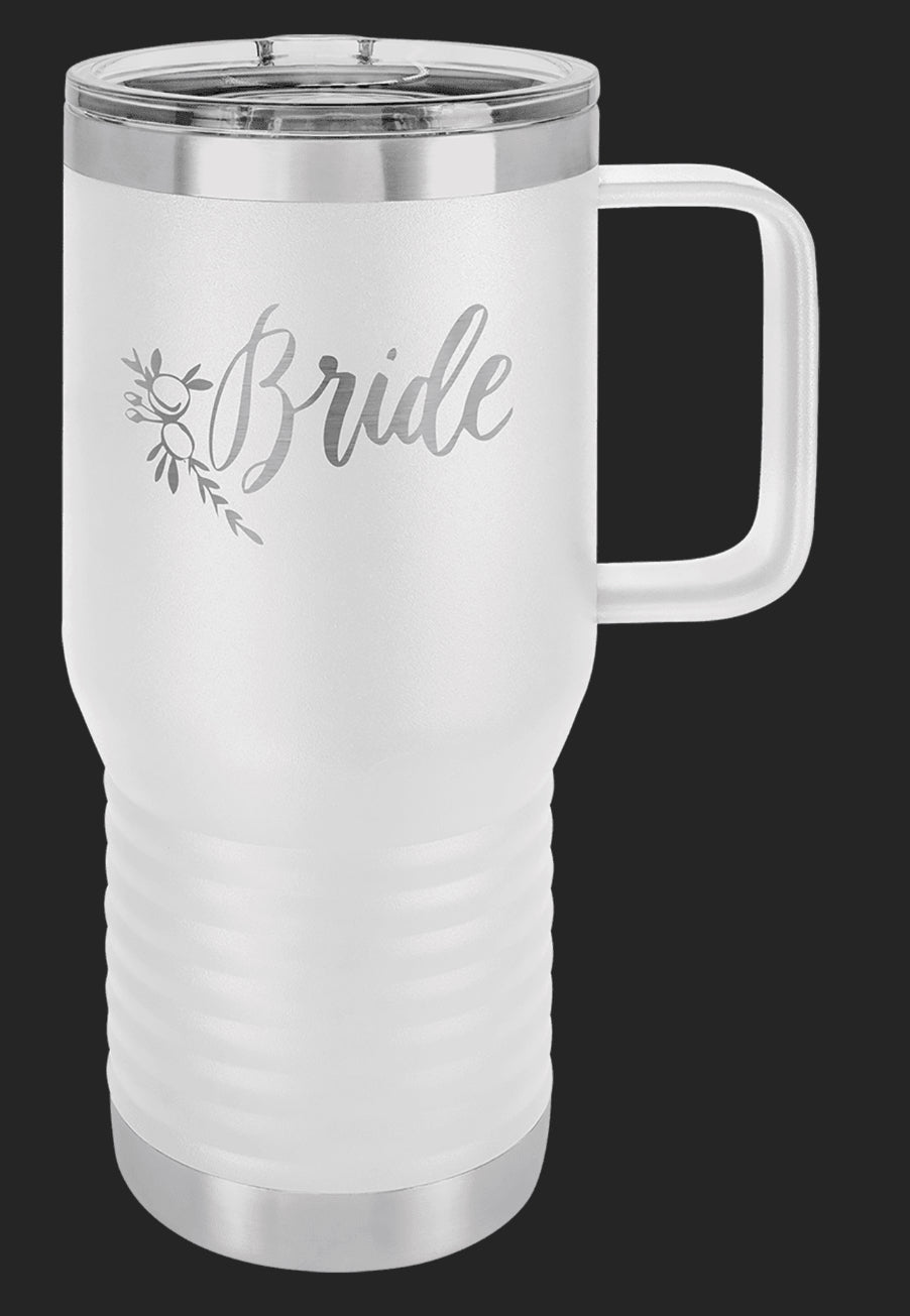 20oz, 32oz, 40oz Travel Mug - Polar Camel Powder Coated